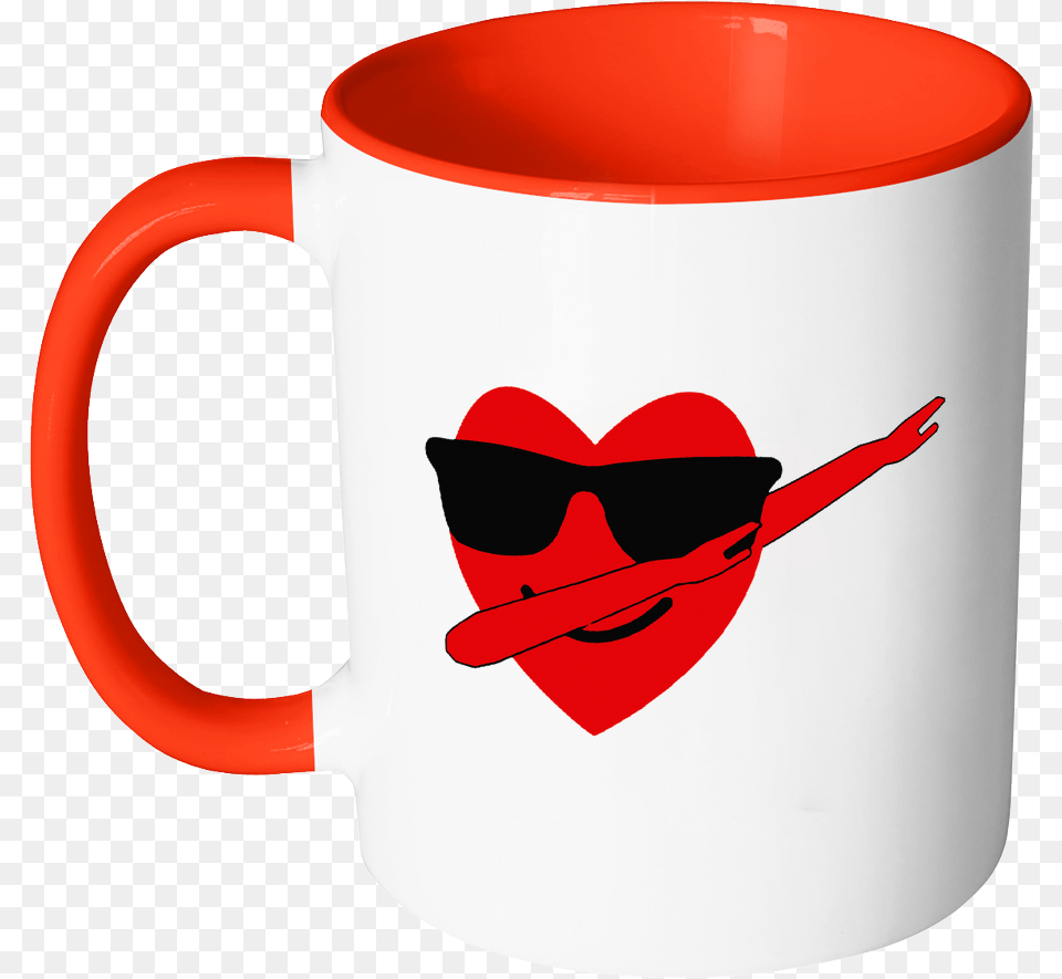 Heart Emoji Dabbing For Valentineu0027s Day Mugs U2013 Teeever Mug Color, Cup, Adult, Beverage, Coffee Free Png Download