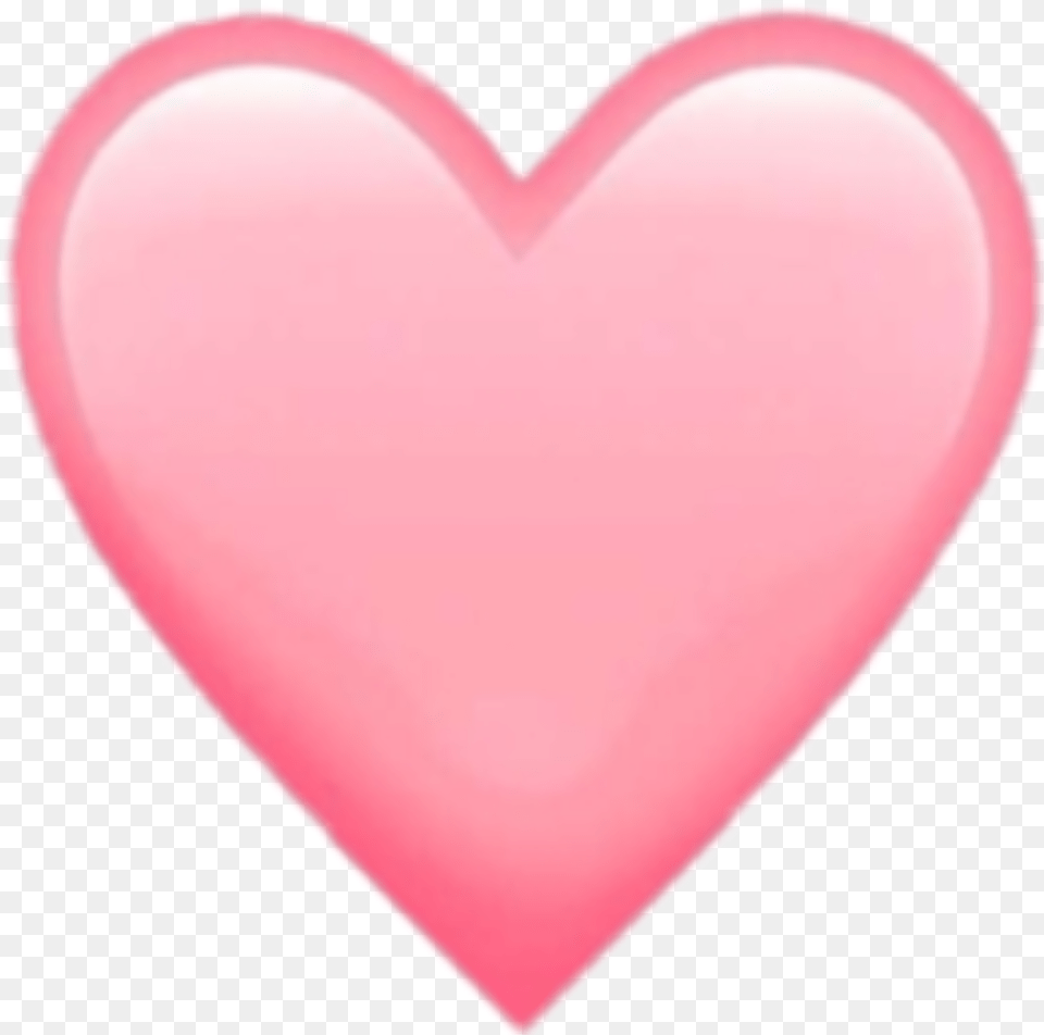 Heart Emoji Emojis Heartemoji Background Pink Pinkheart Light Pink Heart Emoji, Balloon Free Png Download