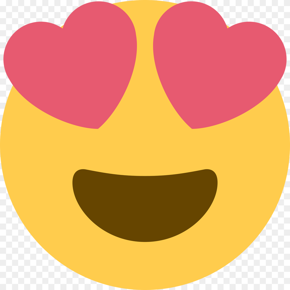 Heart Emoji Face Blue Heart Eyes Emoji Free Png Download