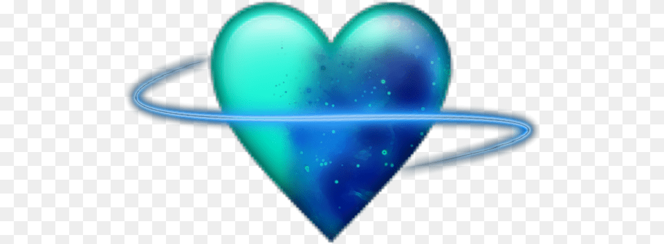 Heart Emoji Filter Whatsapp Blue Herz Glitter Blue Galaxy Heart Emoji, Light Free Png