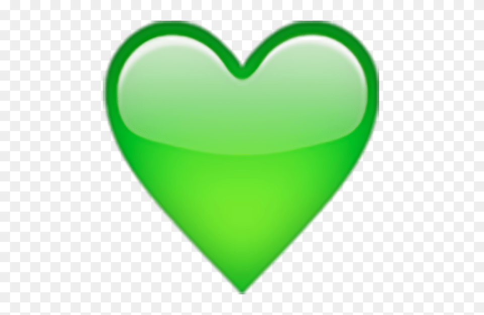 Heart Emoji Green Symbol Yellow Green Emoji Heart Png Image