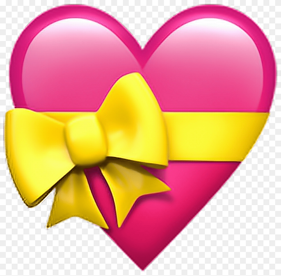 Heart Emoji Ios Emojipedia Iphone Hd Image Heart With Ribbon Emoji, Accessories, Formal Wear, Tie, Toy Free Transparent Png