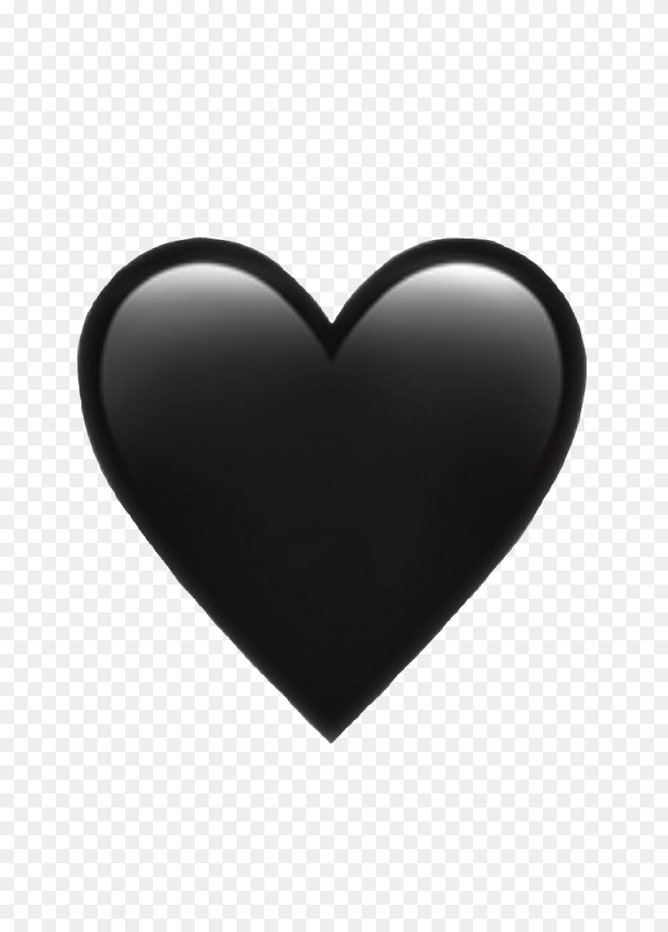 Heart Emoji Iphone Black Emojiiphone Iphoneemoji Heart Png