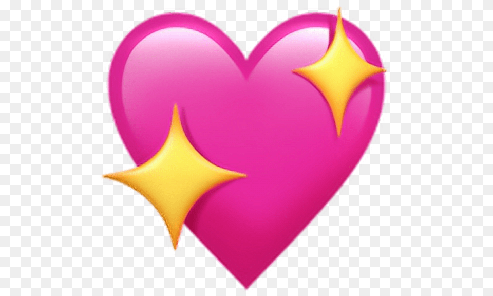 Heart Emoji Iphone Emoji Iphone Sparkle Heart Emoji Background, Balloon Free Transparent Png