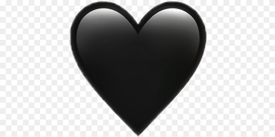 Heart Emoji Iphone Emojiip Black Black Love Emoji Png Image