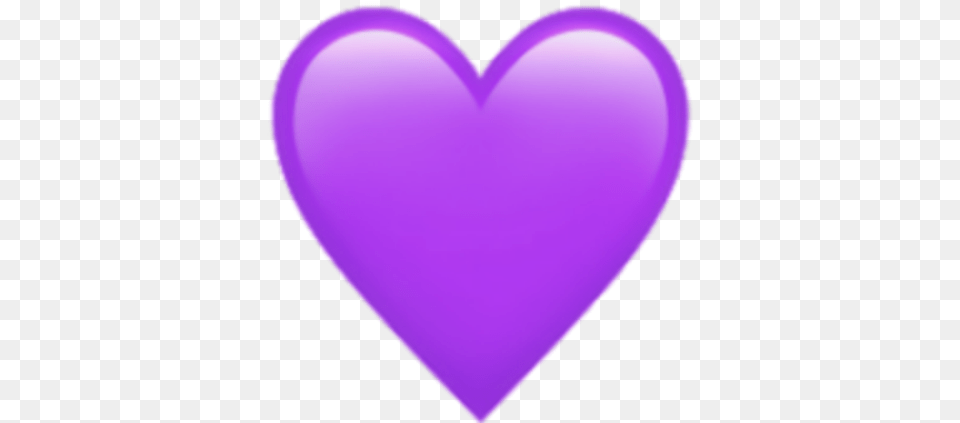Heart Emoji Iphone Purple Purple Heart Emoji Transparent Background, Balloon Free Png