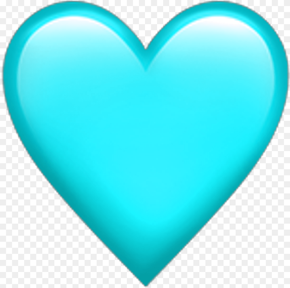 Heart Emoji Transparentbackground Teal Teal Heart Emoji Copy And Paste, Balloon, Turquoise Free Png Download