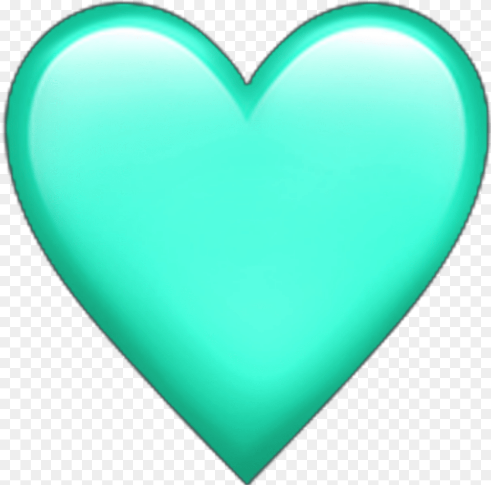 Heart Emoji Turquoise Turquoise Heart, Balloon Free Png Download