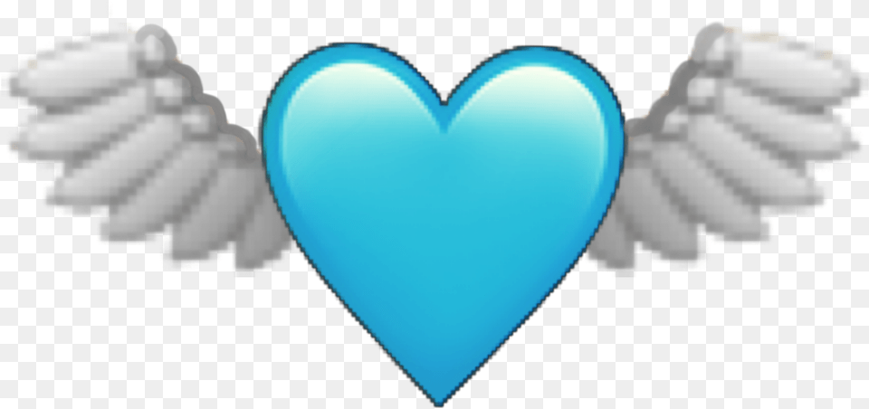 Heart Emoji Wings Blue Freetoedit Baby Angel Emoji, Person Png Image