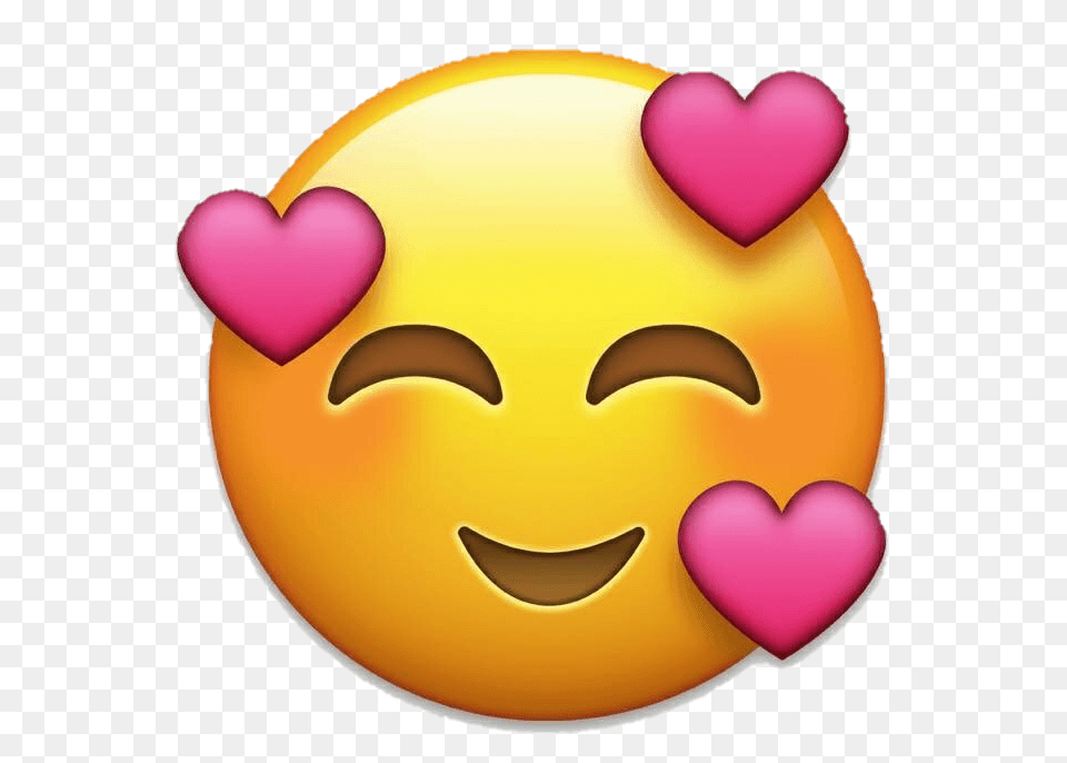 Heart Emoji Yelllow Pink Tumblr Whatsapp Emoji, Toy Free Png Download