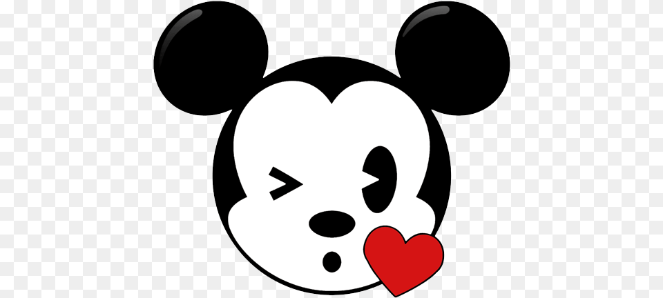 Heart Emojis Disney Baby How Big Are You Hd Download Mickey Mouse Emoji Copy, Stencil, Smoke Pipe, Face, Head Png Image