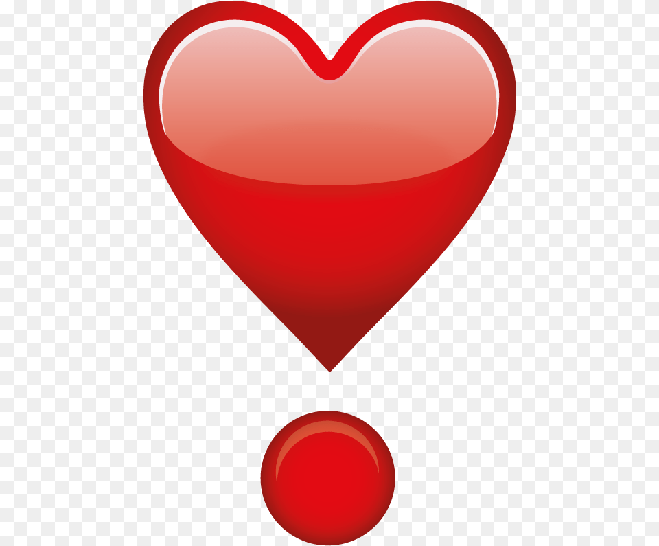 Heart Exclamation Mark Emoji, Balloon Free Transparent Png