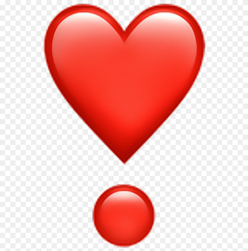 Heart Exclamation Point Emoji, Balloon Png Image