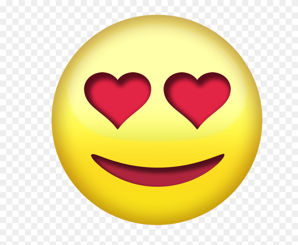 Heart Eye Emoji Without Background Image Emoji Of Heart Shaped Eyes, Astronomy, Logo, Moon, Nature Free Transparent Png