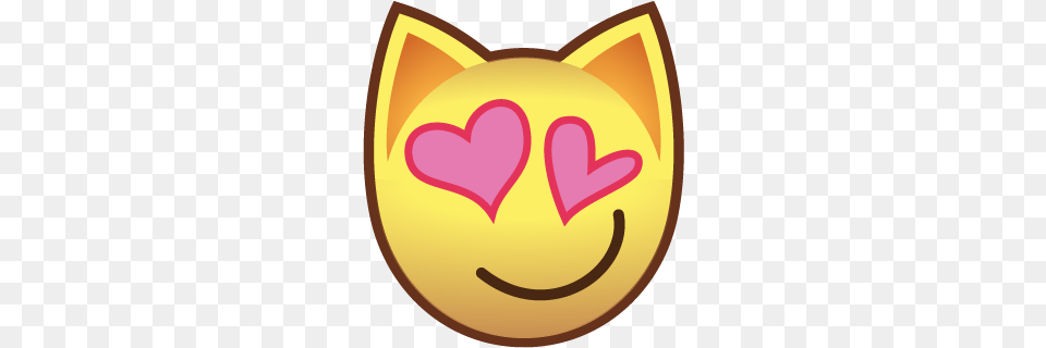 Heart Eyes Animal Jam Love Emoji, Logo, Disk, Food, Sweets Free Png Download