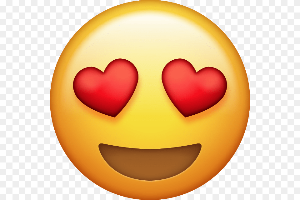 Heart Eyes Emoji, Disk Png