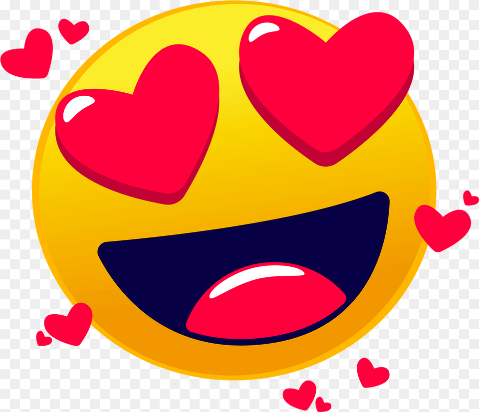 Heart Eyes Emoji Clipart Download Love Emoji Png Image