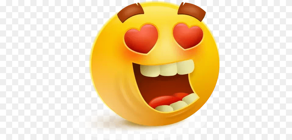 Heart Eyes Emoji Mart Emoji Medication, Pill, Ball, Football Free Png Download