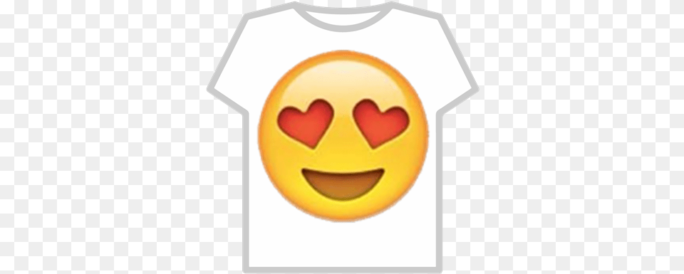 Heart Eyes Emoji Emoji Cara Corazon, Clothing, T-shirt, Hardhat, Helmet Free Transparent Png