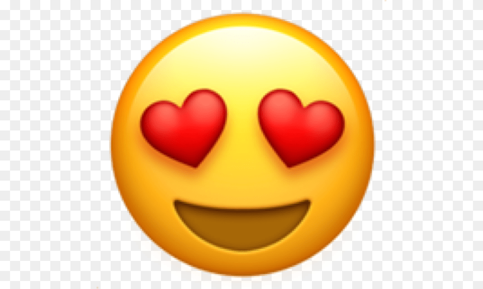 Heart Eyes Emoji Happy Emocitions Whatsapp Smiley Emoji, Clothing, Hardhat, Helmet Free Png
