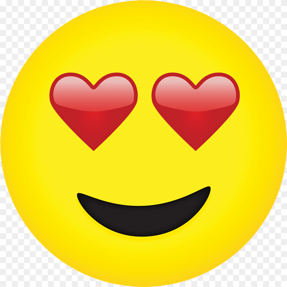 Heart Eyes Emoji High Resolution Emoji Hd, Logo, Astronomy, Moon, Nature Png Image