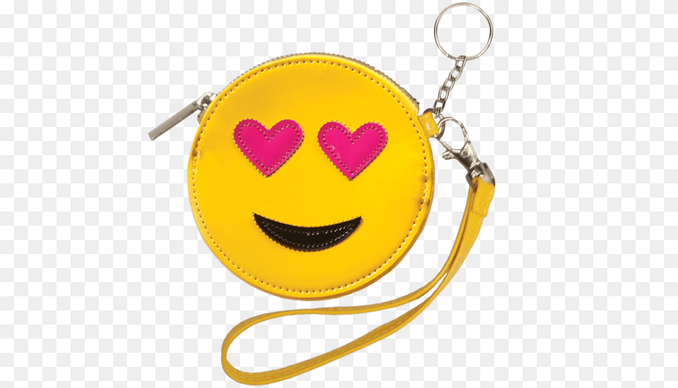 Heart Eyes Emoji Purse Key Chain Iscream, Accessories, Symbol, Jewelry, Locket Free Png