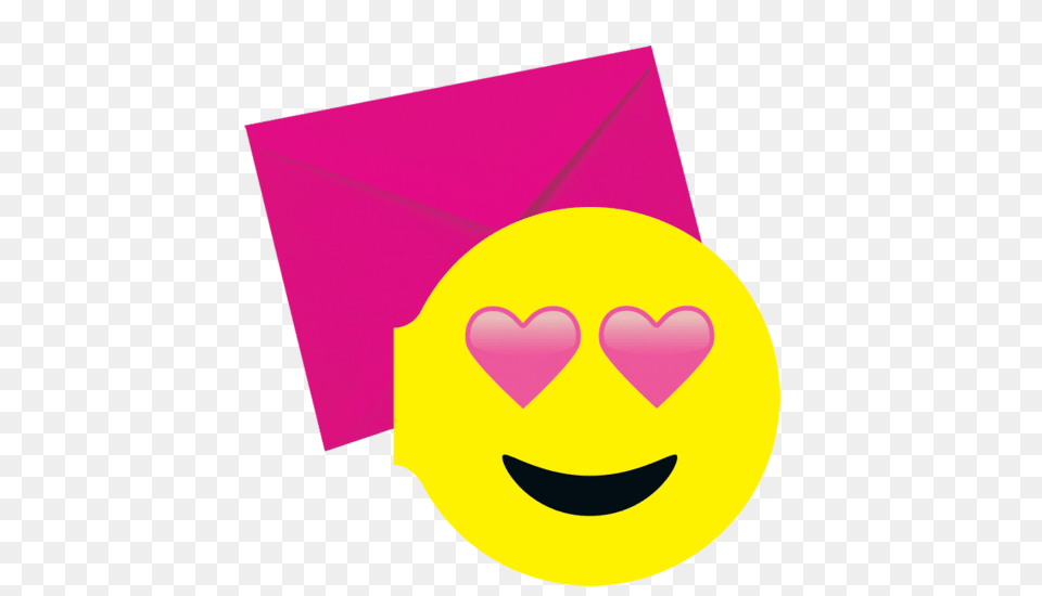 Heart Eyes Emoticon Notecards Iscream, Envelope, Mail Png Image