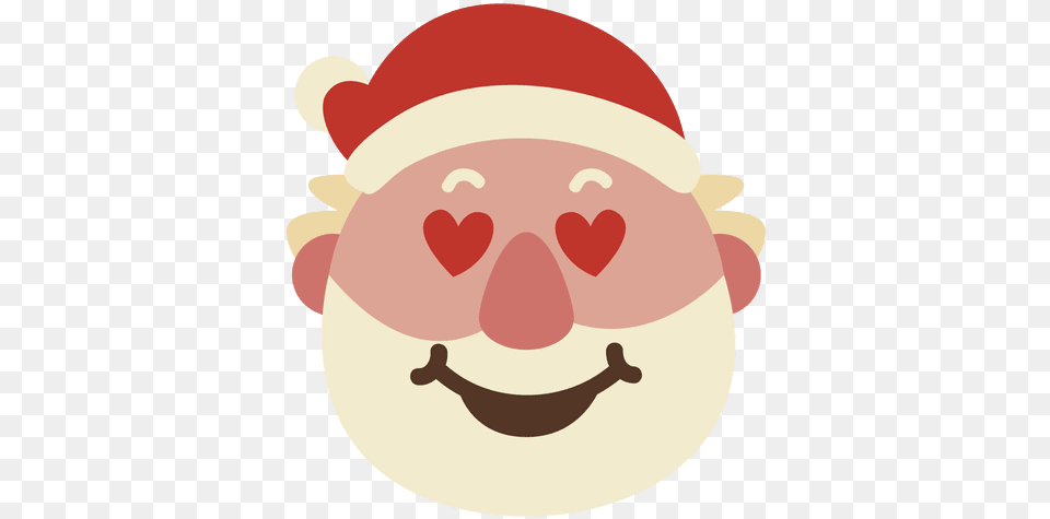 Heart Eyes Santa Claus Face Emoticon 50 Sad Santa Face Free Transparent Png