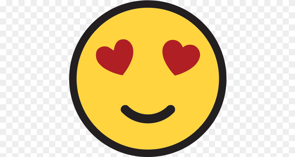 Heart Face Emoji Heart Eyes Sign Emoji, Logo, Symbol, Astronomy, Moon Free Transparent Png