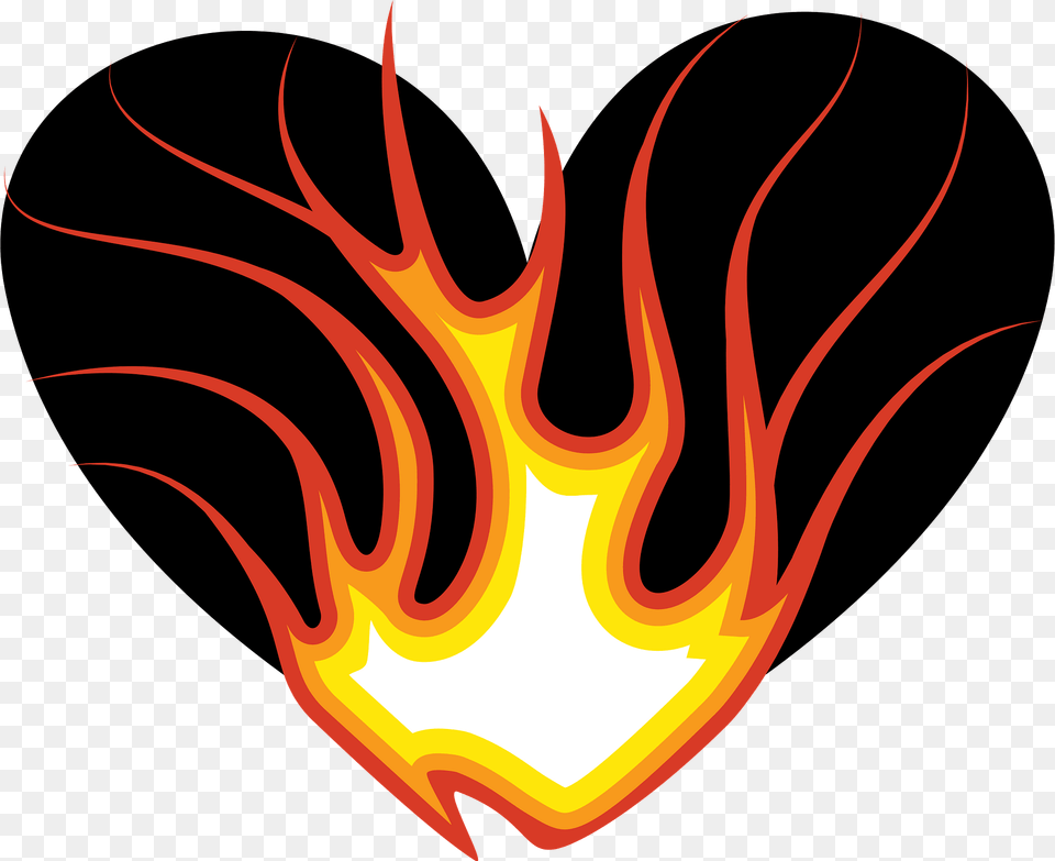 Heart Flames Clipart, Fire, Flame, Light, Food Free Transparent Png