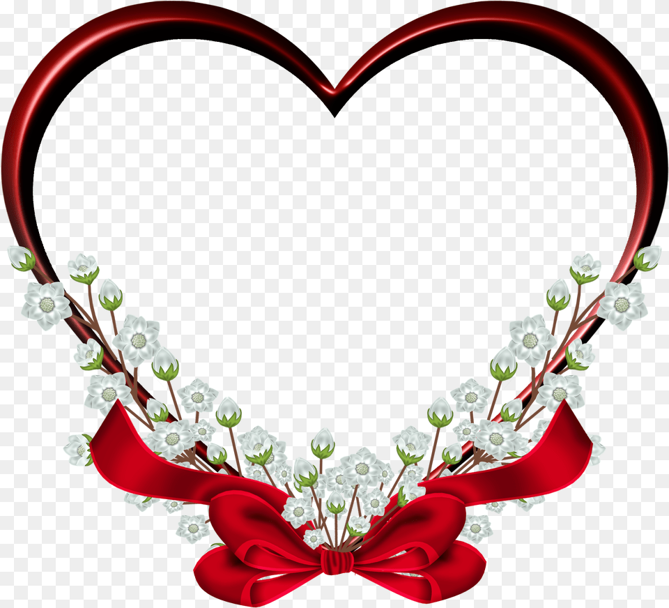 Heart Frame Decor Clipart Heart Frame, Accessories, Jewelry, Necklace Free Png Download