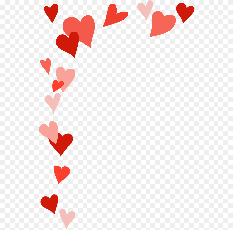 Heart Frame For Valentinequots Day Greeting Valentine39s Day Frame, Flower, Petal, Plant Free Png Download