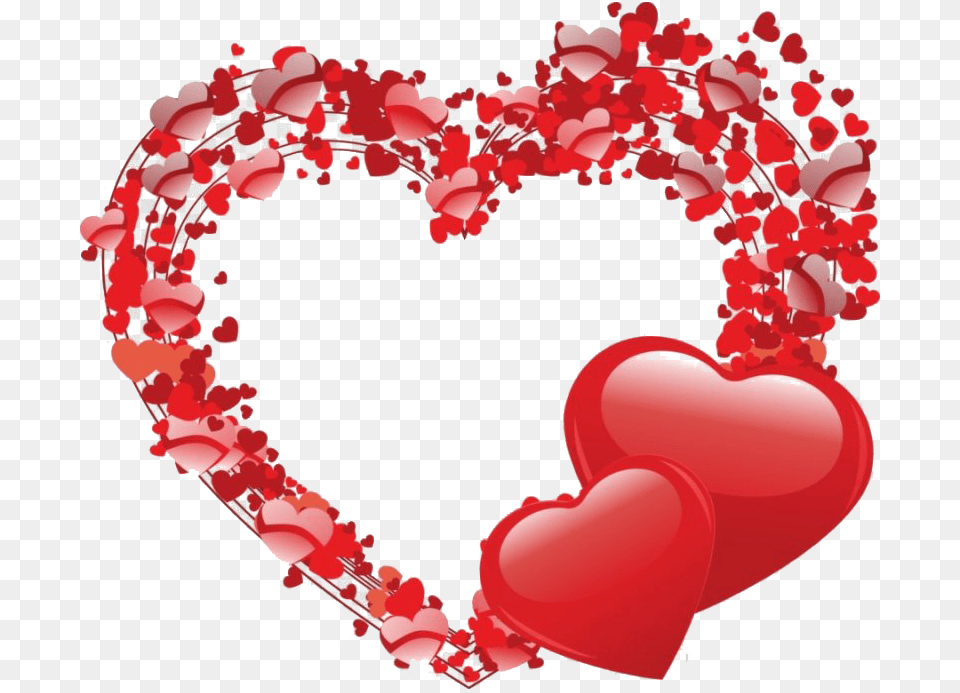Heart Frame Hd Heart Shaped Frame, Flower, Petal, Plant, Symbol Free Transparent Png