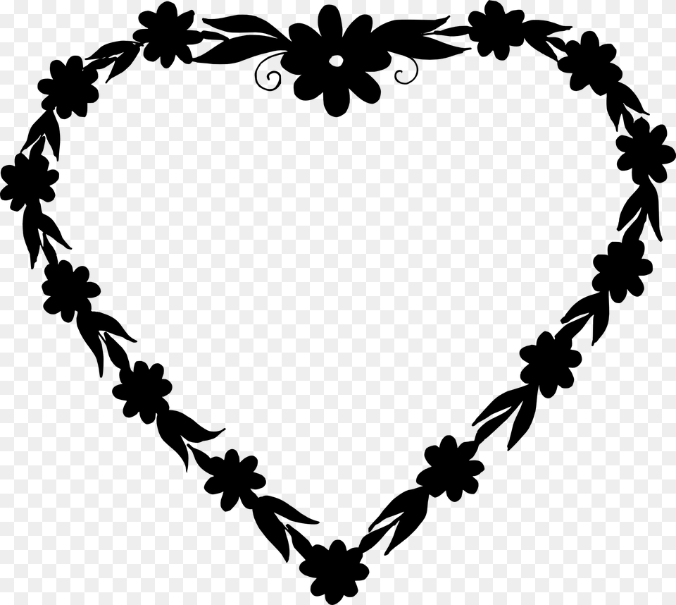 Heart Frame Vector, Stencil, Silhouette, Pattern Png Image
