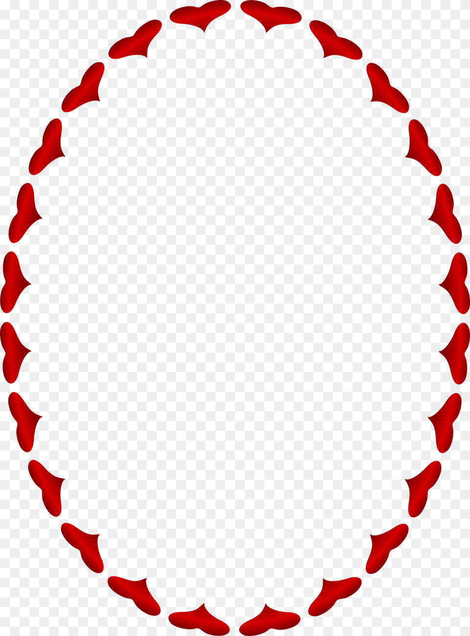 Heart Frame5 Colour Clipart, Oval Free Png