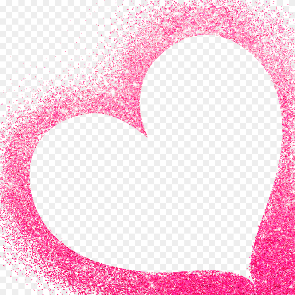 Heart Frames Glitter Pink Valentines Love Freetoedit Free Png
