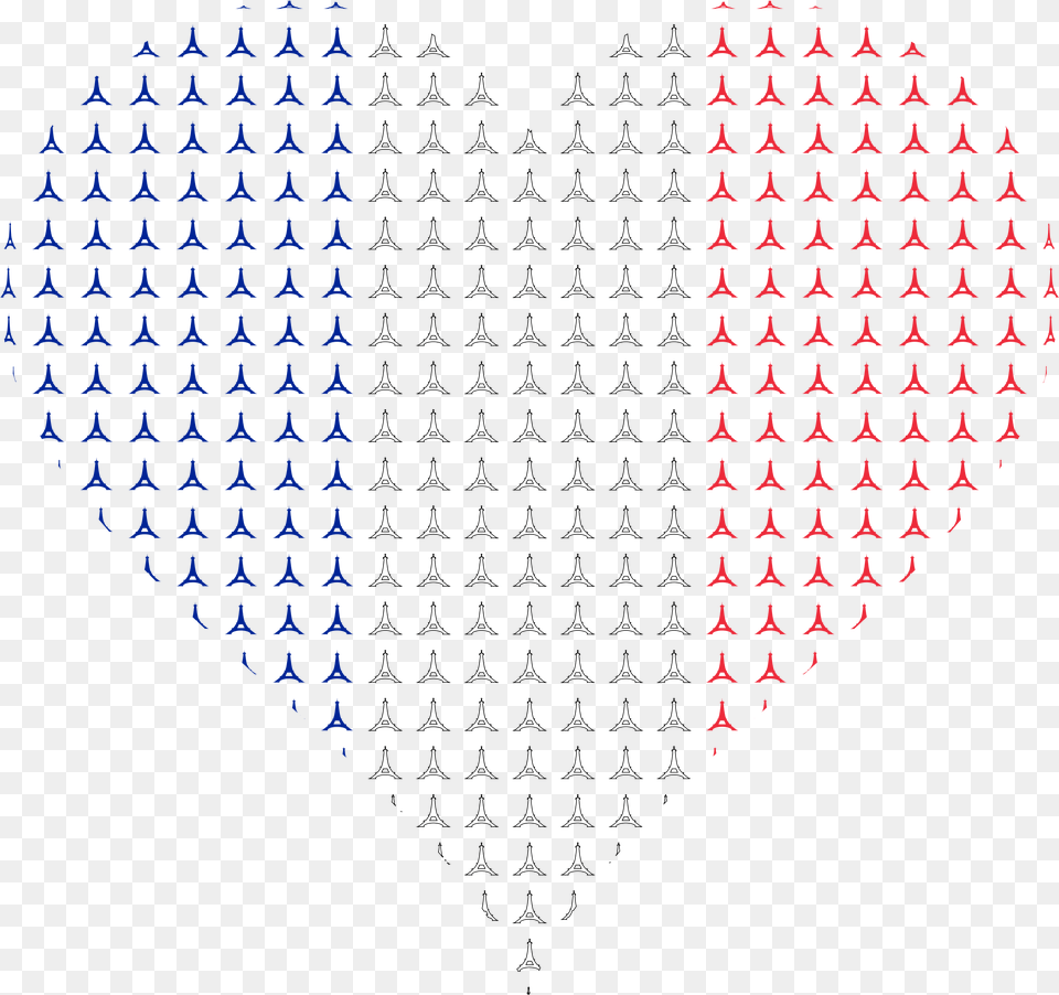 Heart France Flag Eiffel Tower Clip Arts Colorfulness, Symbol, Pattern Png