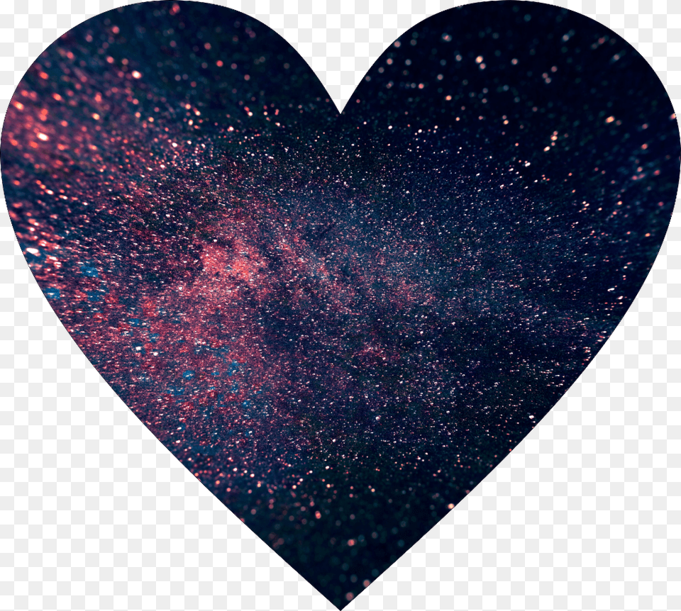 Heart Galaxy Space Cool Freetoedit Abstract Ipad Pro, Glitter, Nature, Night, Outdoors Free Transparent Png