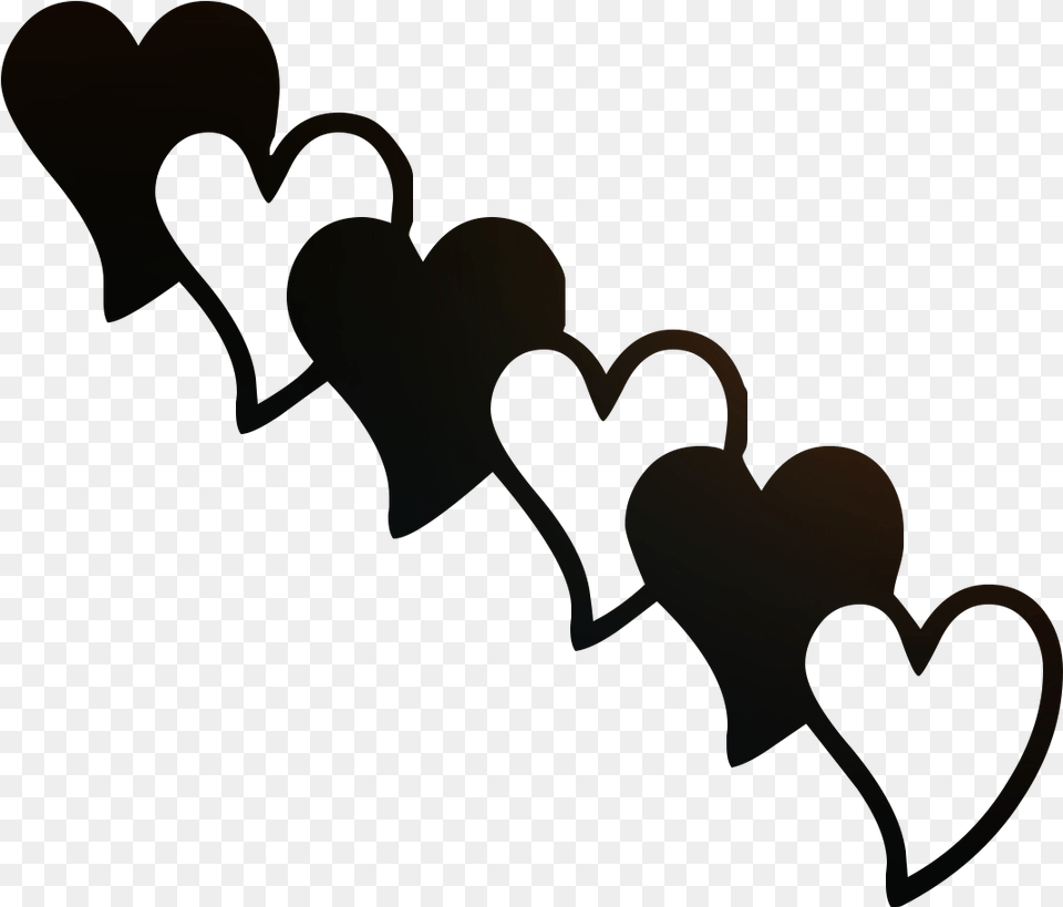 Heart Gif Black And White Hearts, Symbol Free Png