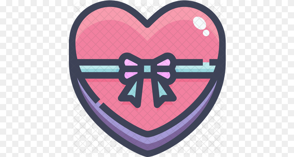 Heart Gift Icon Emblem Free Png