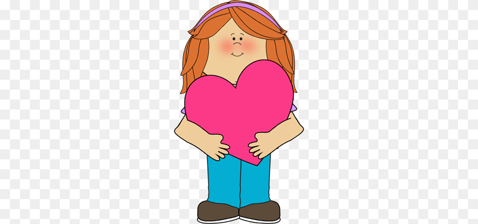 Heart Girl Clipart, Baby, Person, Balloon, Face Free Png