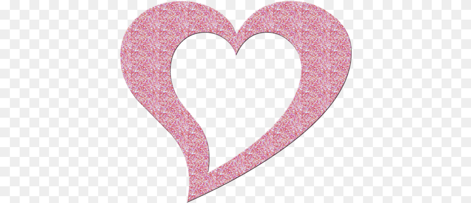 Heart Glitters Icon Transparent Pink Heart Icon Glitter Free Png Download