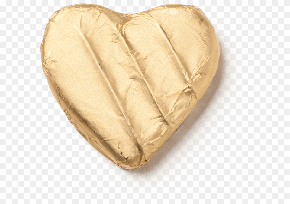 Heart Gold Foil Coin Purse, Bread, Bread Loaf, Food Png