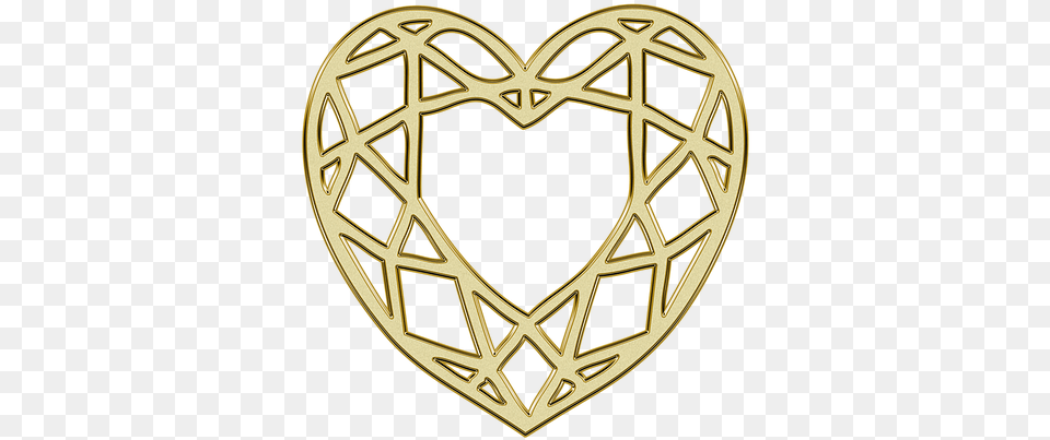 Heart Golden Gold Ornament Jewelry Love Icon Jewelry Designer, Accessories, Blackboard, Logo, Symbol Png Image