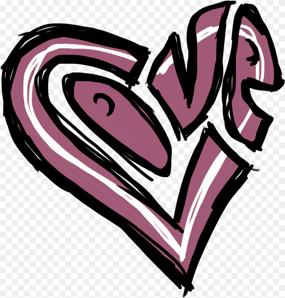 Heart Graffiti Transparent, Person Free Png