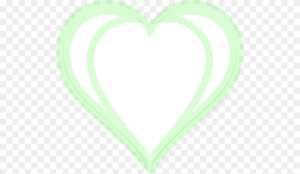 Heart Green Layered Free Transparent Png