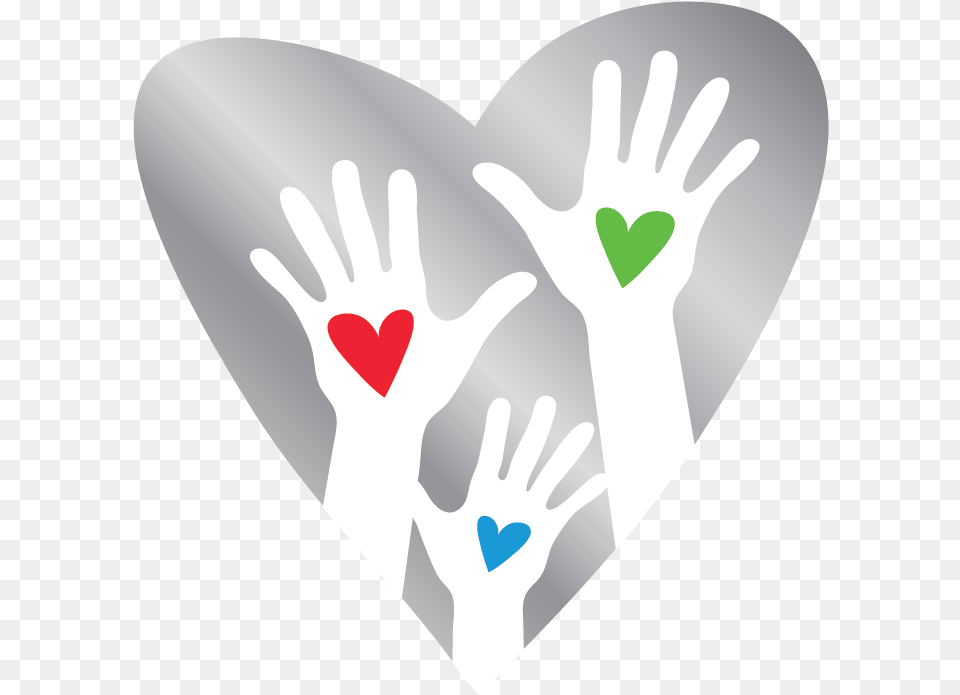 Heart Hands Logo Design Family Heart Hand Logo, Clothing, Glove, Person, Body Part Free Png Download