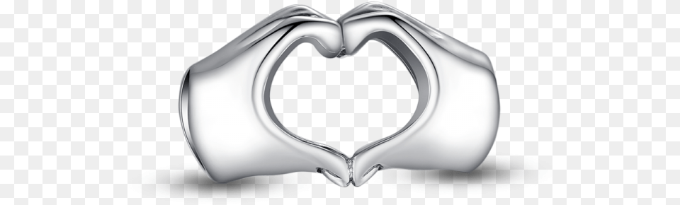 Heart Hands Pandora Charm, Appliance, Blow Dryer, Device, Electrical Device Png