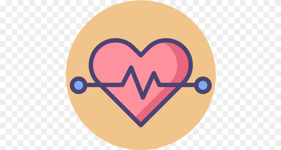 Heart Heart Beat Icon, Disk Free Transparent Png