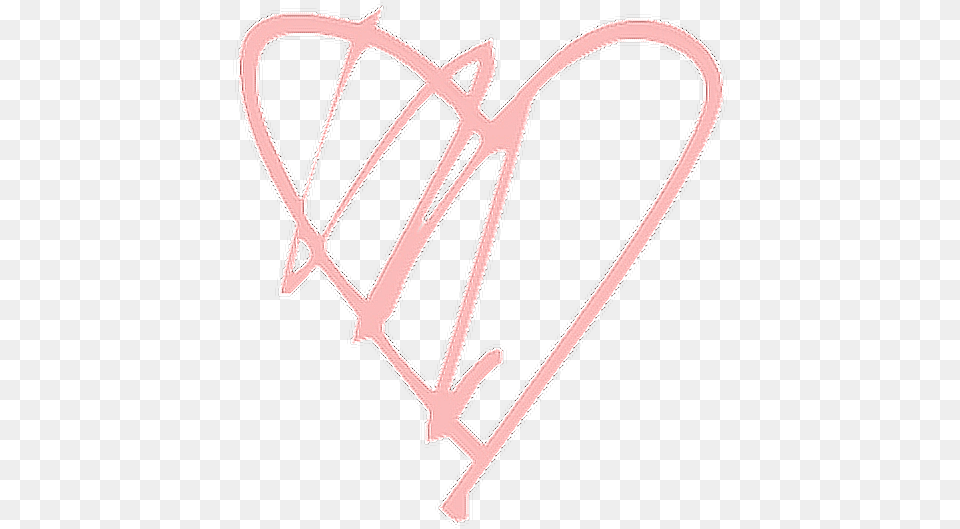 Heart Hearteu Pink Pinkheart Tumblr Overlay Doodle Pink Heart Hd, Clothing, Hat, Bonnet, Smoke Pipe Free Transparent Png